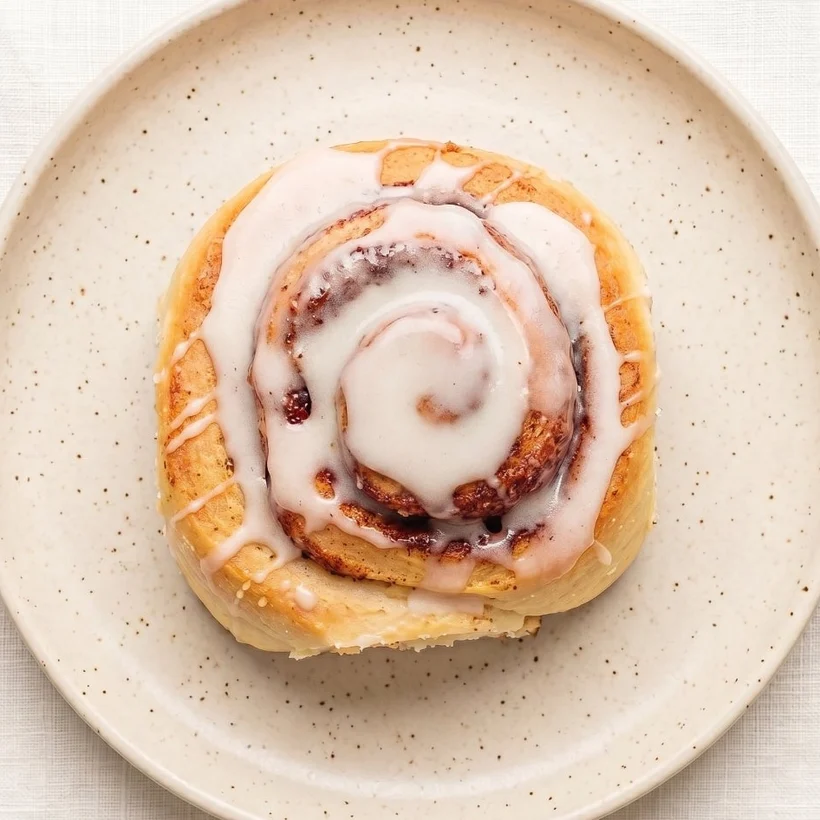 the swole roll, a cinnamon roll with 22g of protein from tandoco's minneapolis wellness bakery