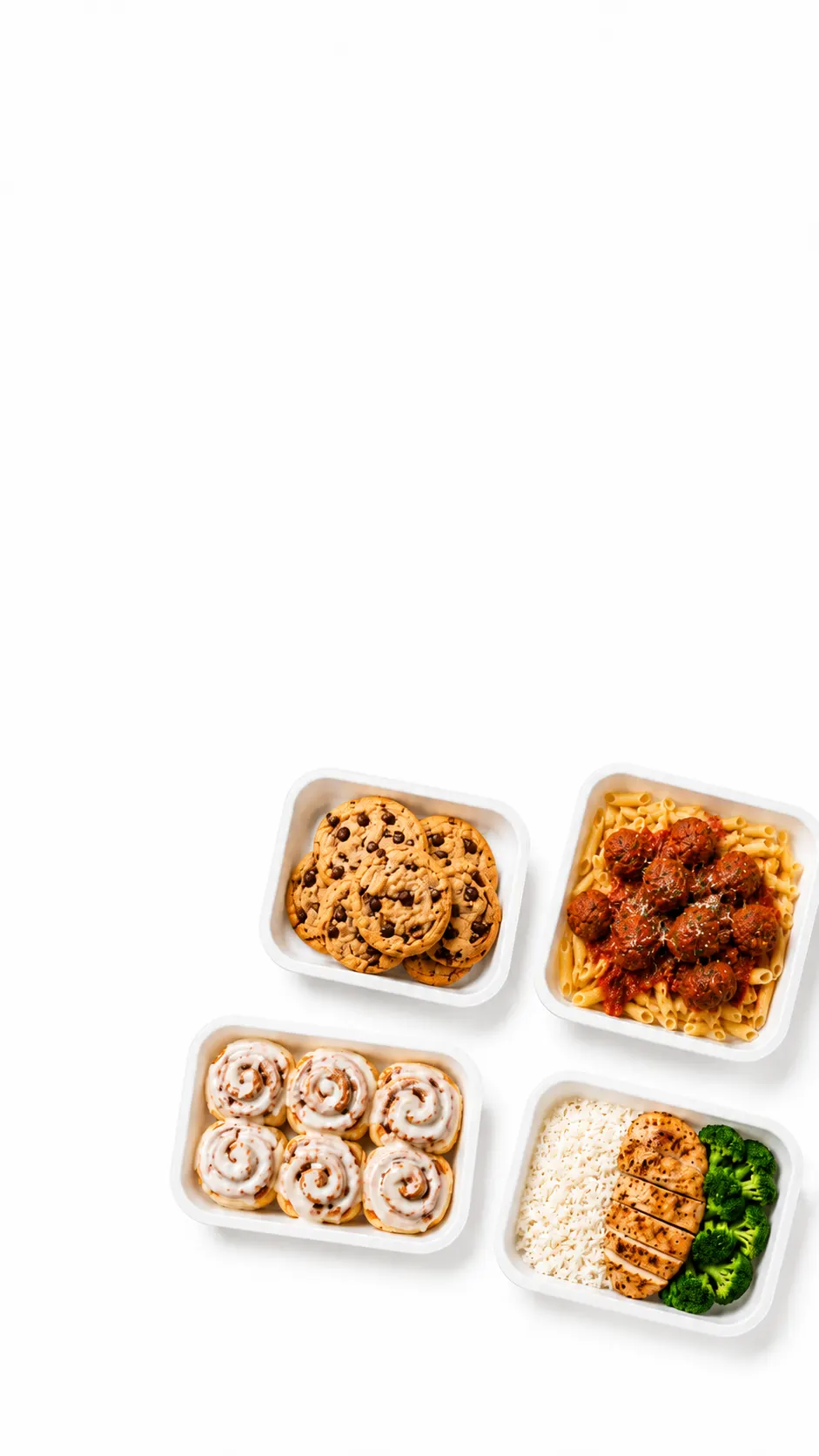 labeled meal trays packed for sunday delivery across minneapolis and the twin cities